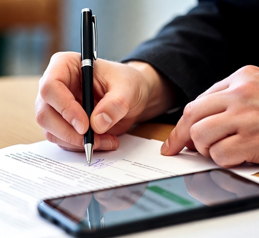 Подпишите кредитный договор