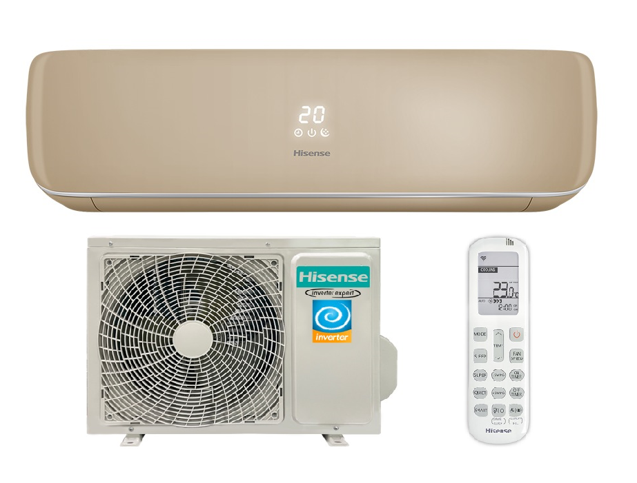 Hisence AS-13UW4RVETG01(C) CHAMPAGNE CRYSTAL SUPER DC Inverter 2025